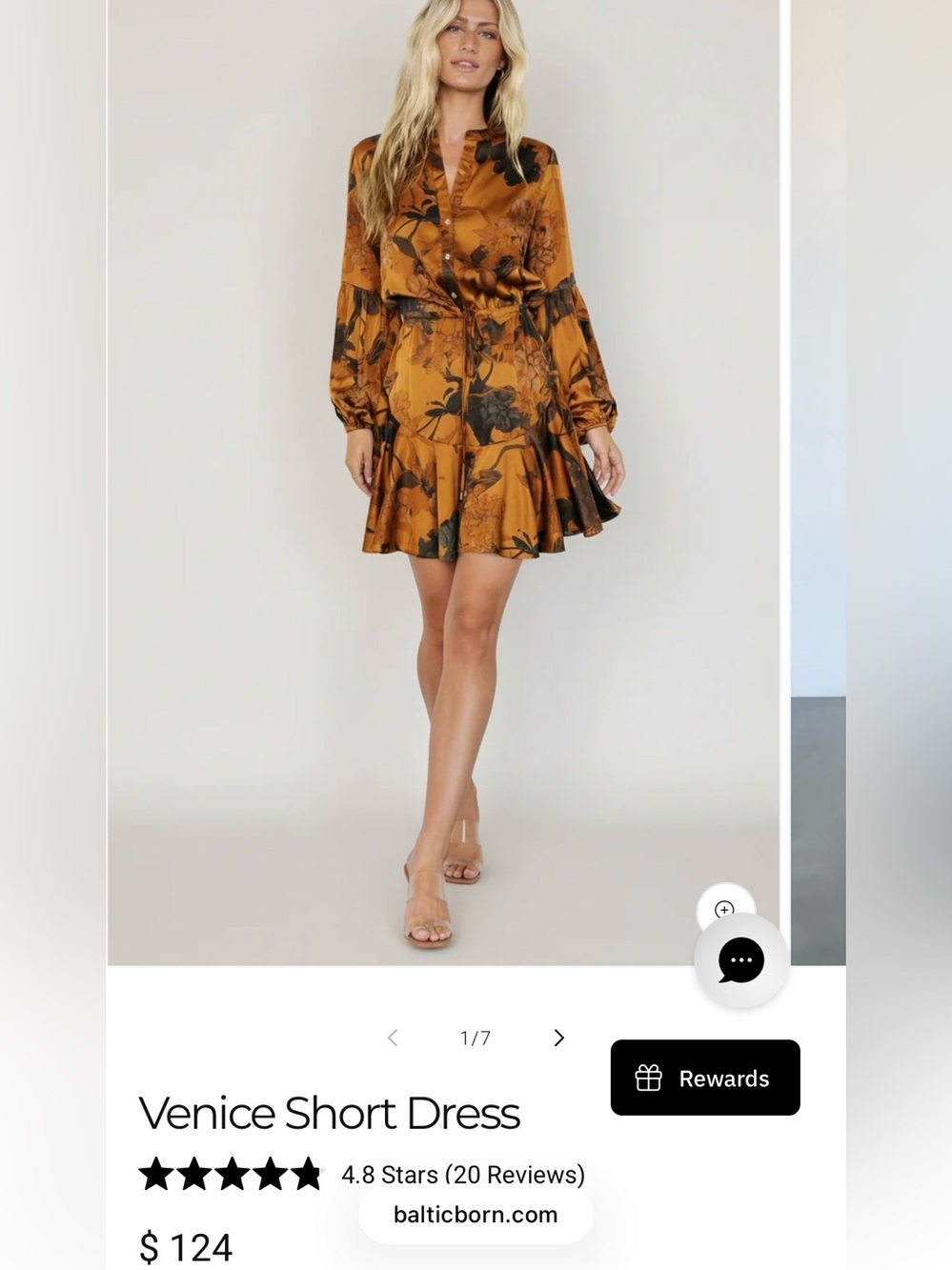 Baltic Born Venice Short Dress